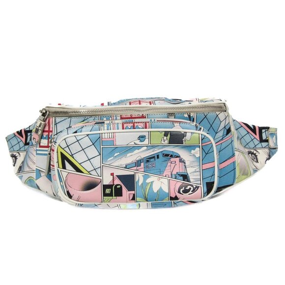 PRADA Blue Leather Fanny Pack - Picture 1 of 16